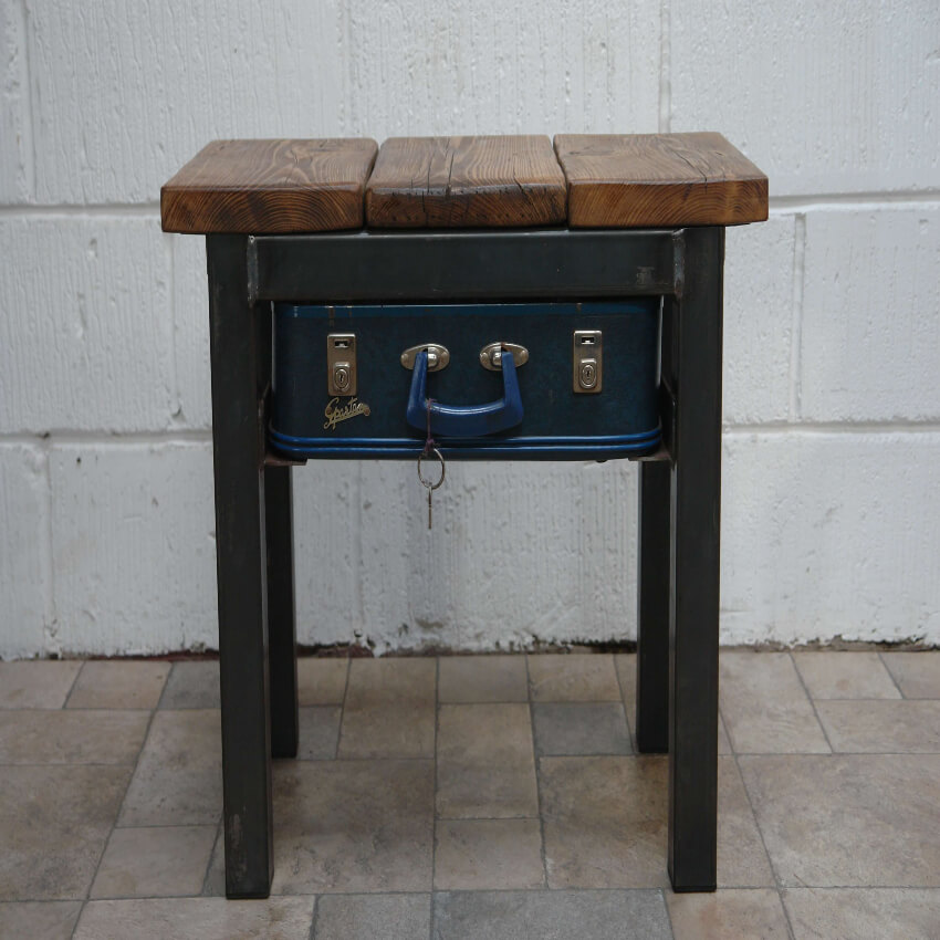 Suitcase Bedside Tables Order Online Rebuild Custom