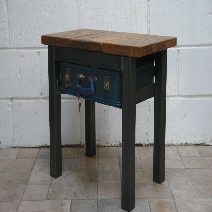Suitcase Bedside Tables Order Online Rebuild Custom
