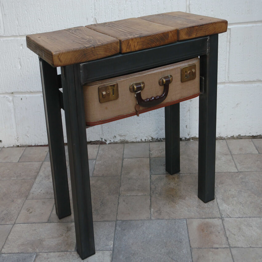 Suitcase Bedside Tables Order Online Rebuild Custom