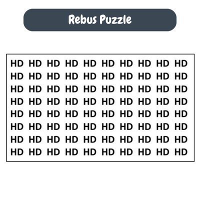 Brain Teasers - Rebus Puzzler