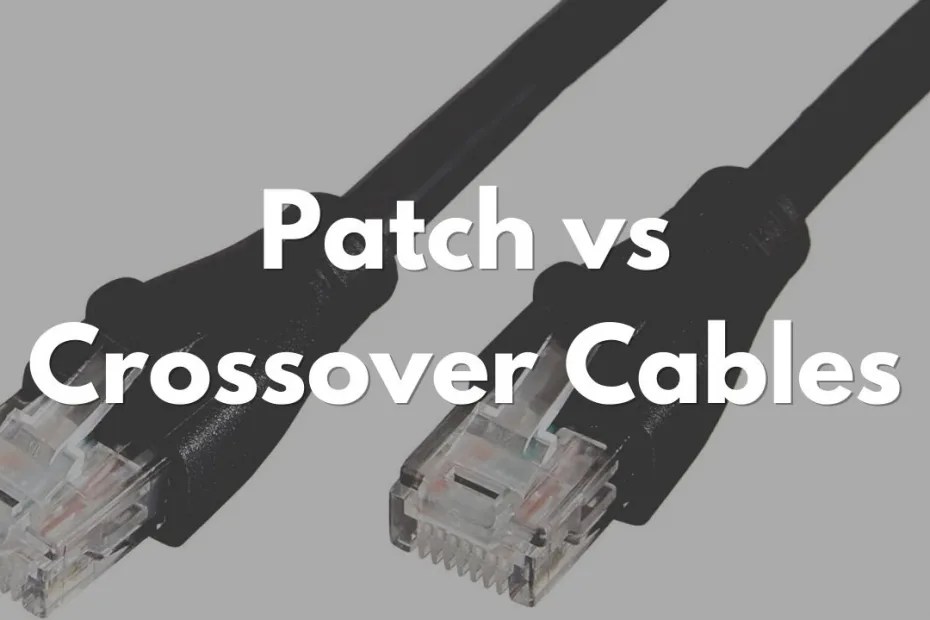 Crossover vs Straight Through Cable