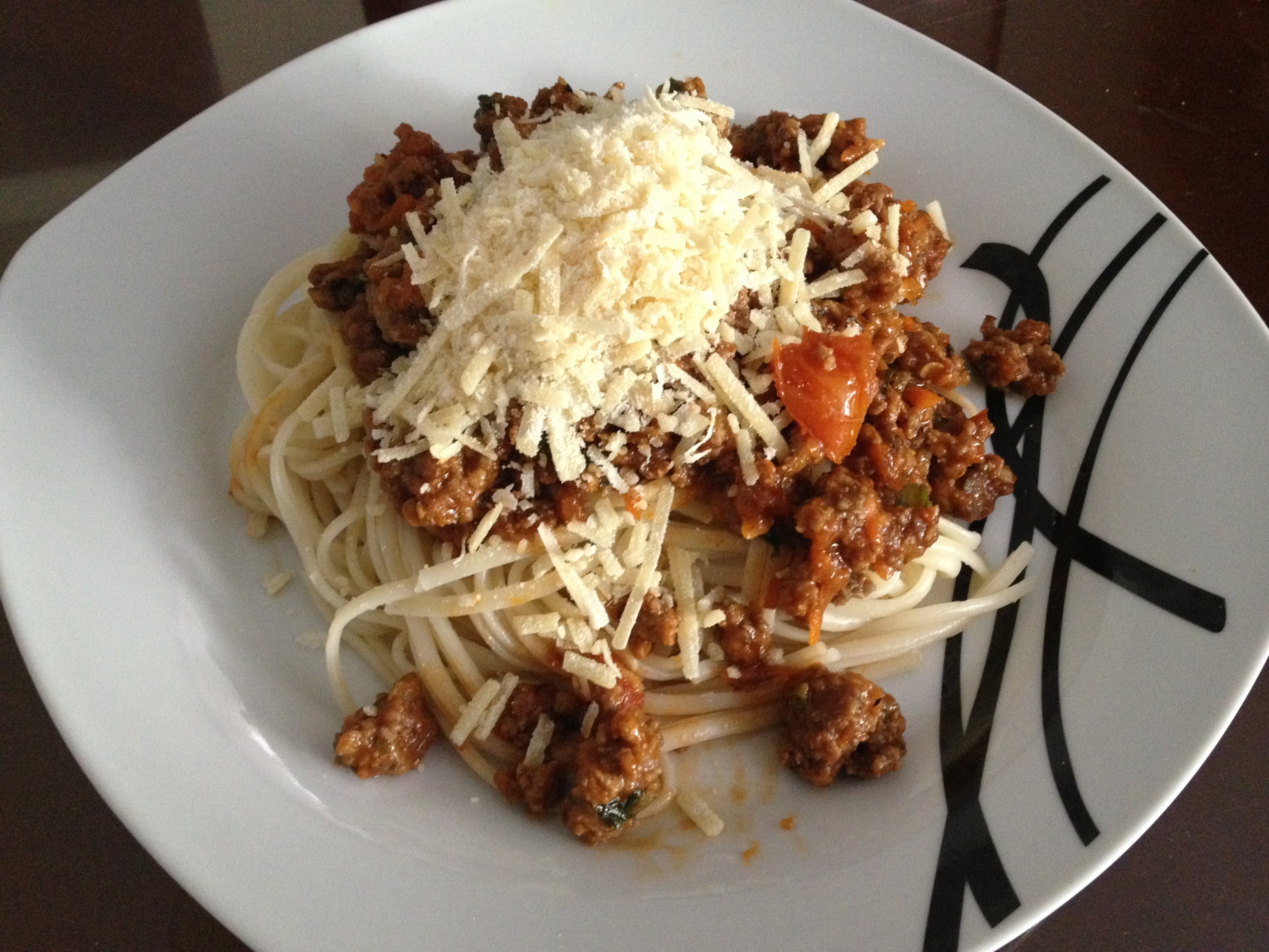 Receita de Macarrão com carne moída Receitas de Carnes, Massas