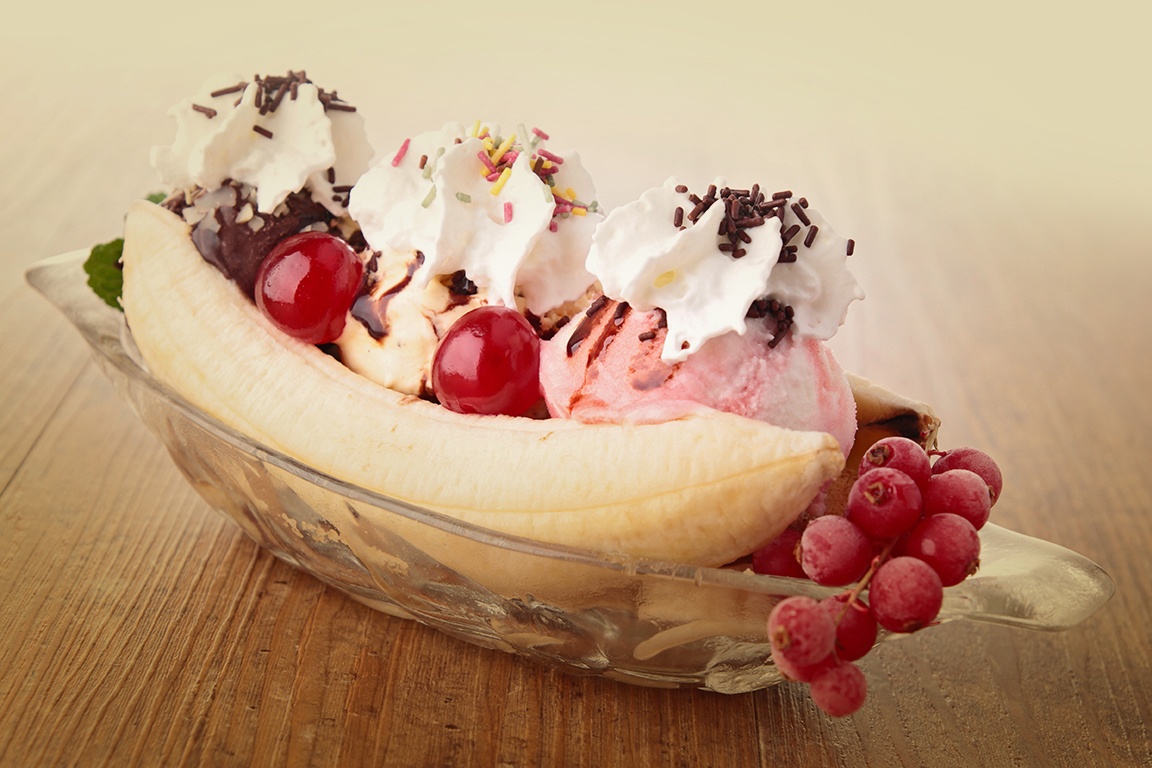 Banana split uma receita caseira igual do Habib's e grandes sorveterias