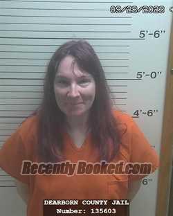 Recent Booking / Mugshot for NICOLE RENEE MOORMAN in Dearborn County