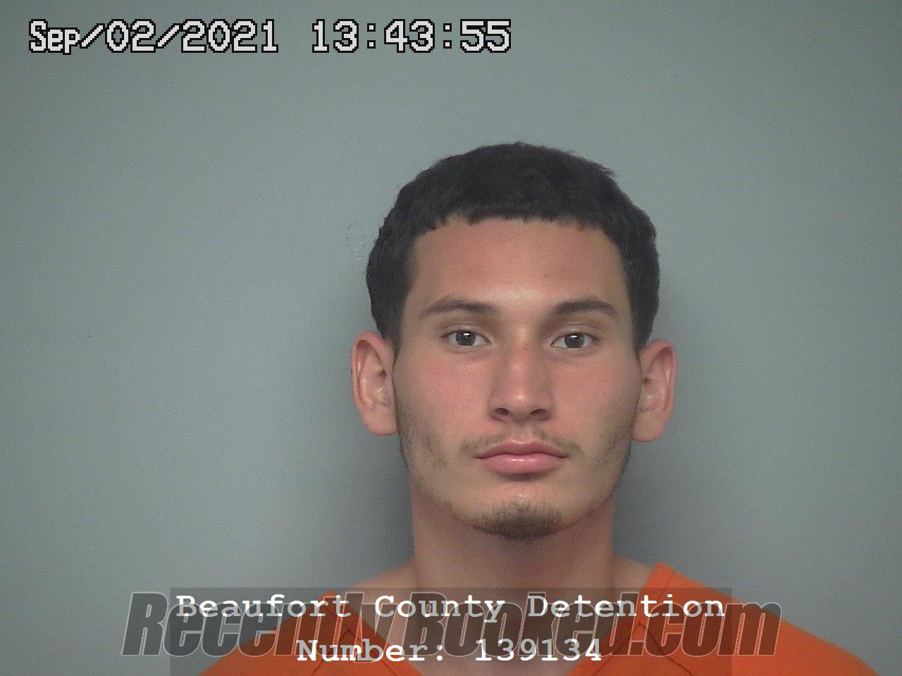 Recent Booking / Mugshot for MICHAEL MANUEL MEDINAORTEZ in Beaufort County, South Carolina