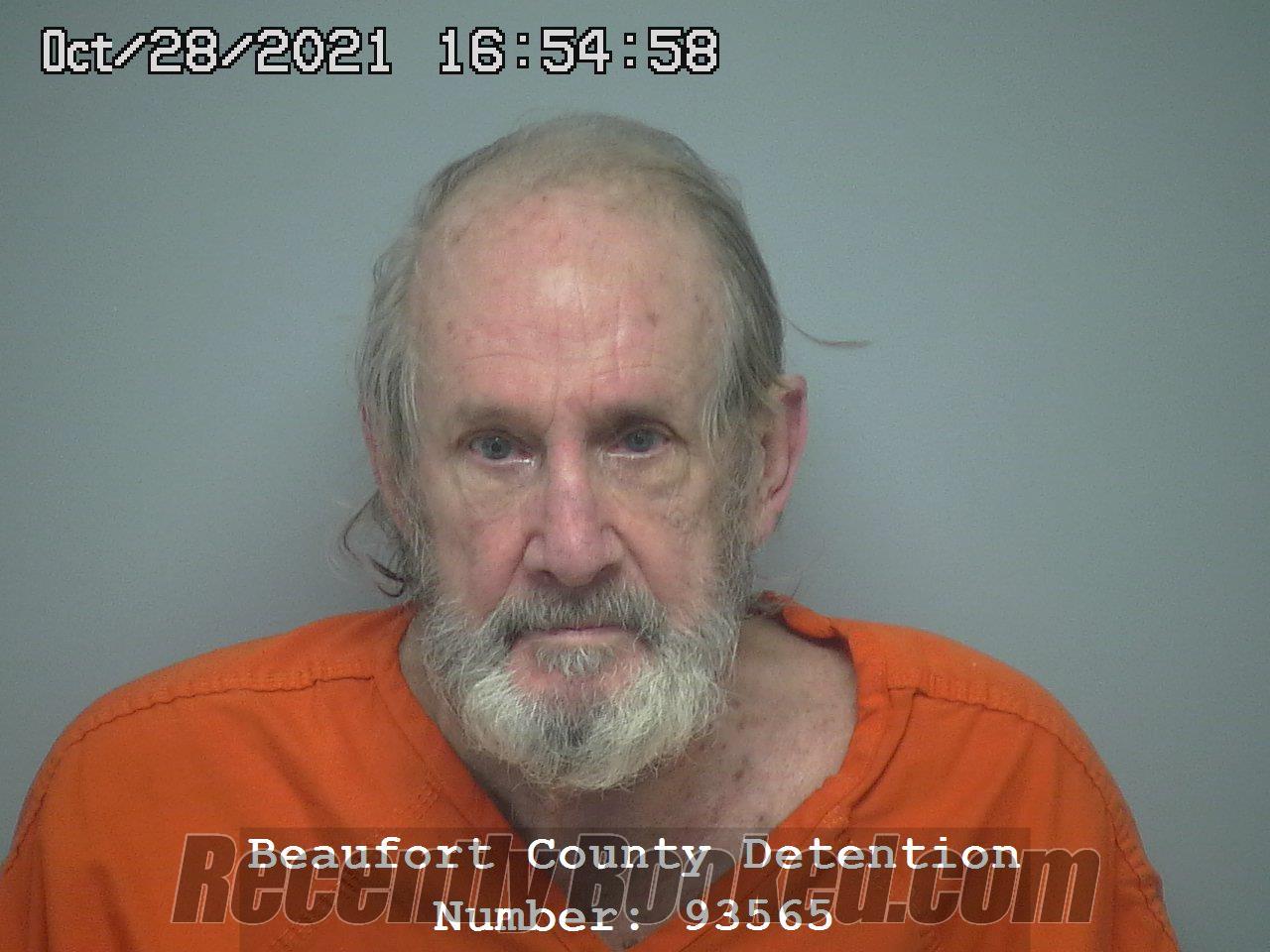 Recent Booking / Mugshot for FREDRICK ALEXANDER ROGERS in Beaufort