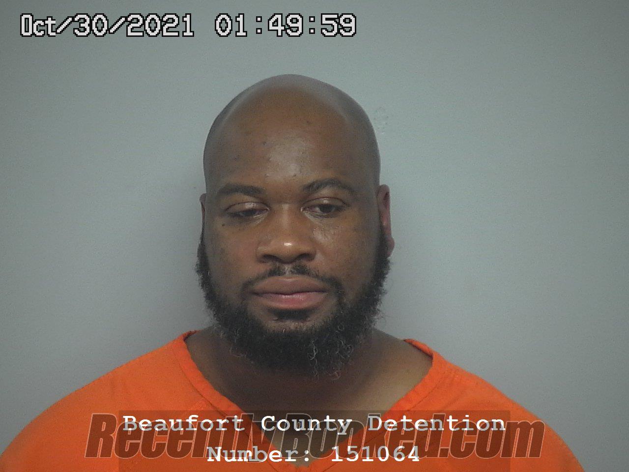 Recent Booking / Mugshot for BRANDON JAMEL BROOKS in Beaufort County