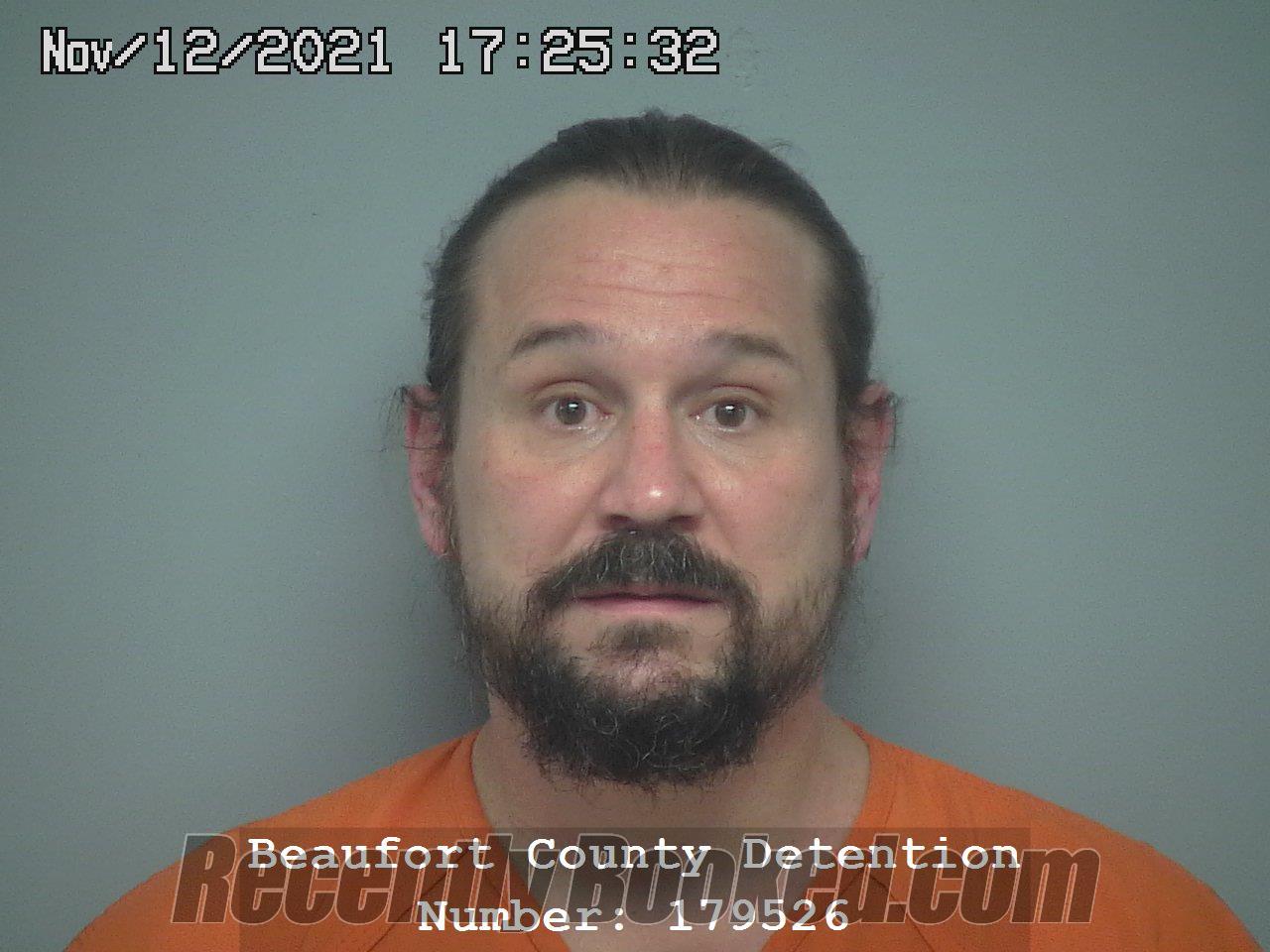 Recent Booking / Mugshot for WILLIAM GREGORY FRICKS in Beaufort County