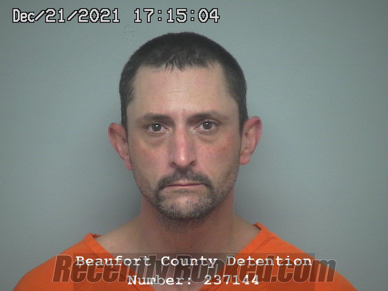 Recent Booking / Mugshot for DAVID PAUL SNYDER in Beaufort County