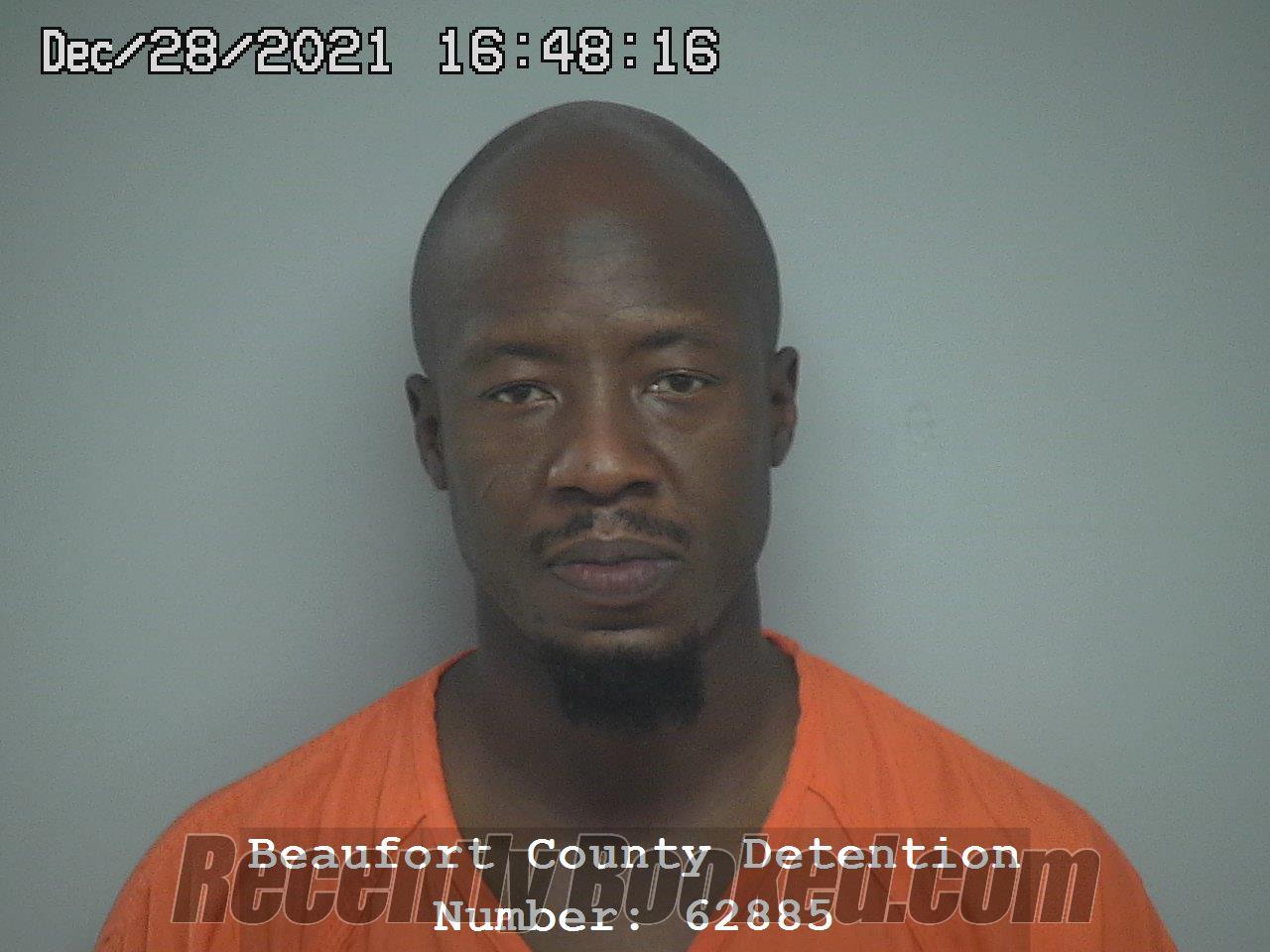 Recent Booking / Mugshot for MAURICE BOLDEN in Beaufort County, South