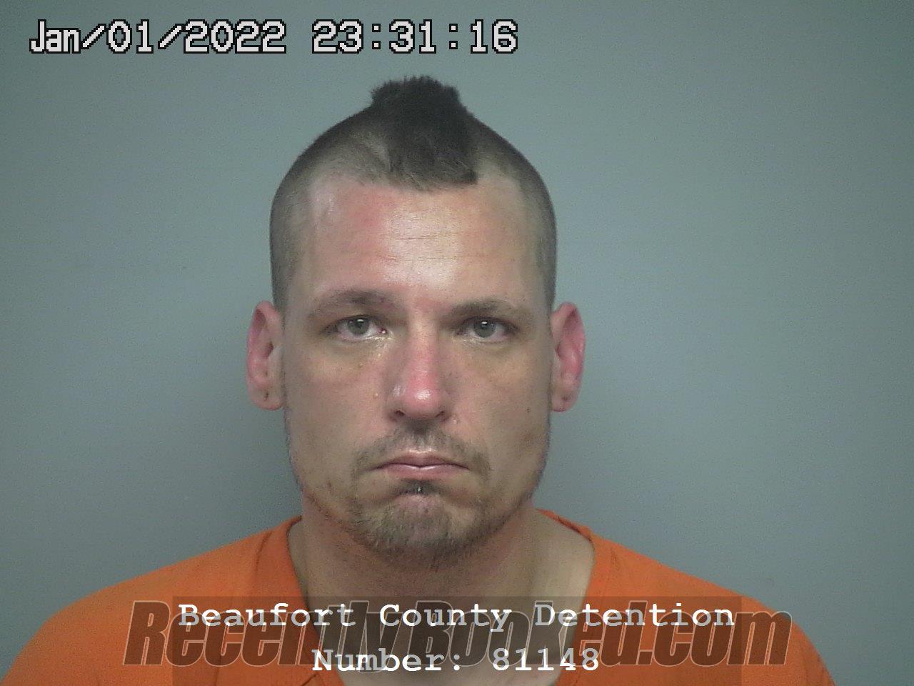 Recent Booking / Mugshot for WILLIAM KYLE GUTHRIE in Beaufort County
