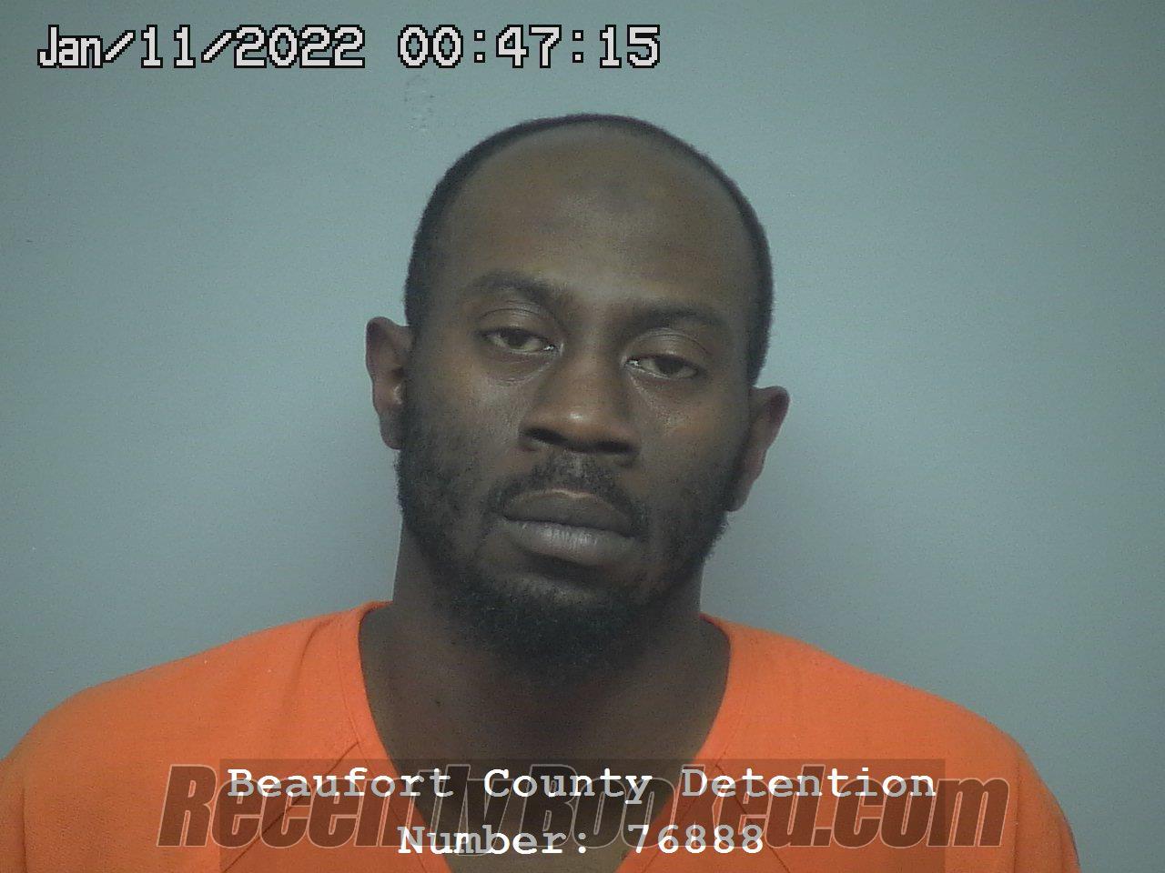 Recent Booking / Mugshot for JEREMIAH FRANCIS NELSON in Beaufort County