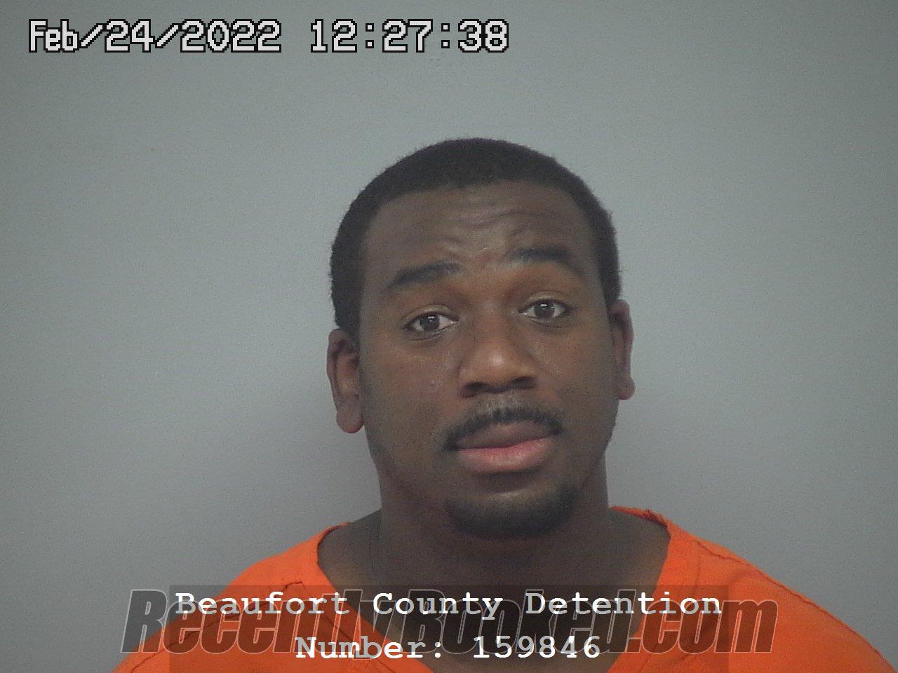 Recent Booking / Mugshot for LAWRENCE ELIJAH DOE in Beaufort County