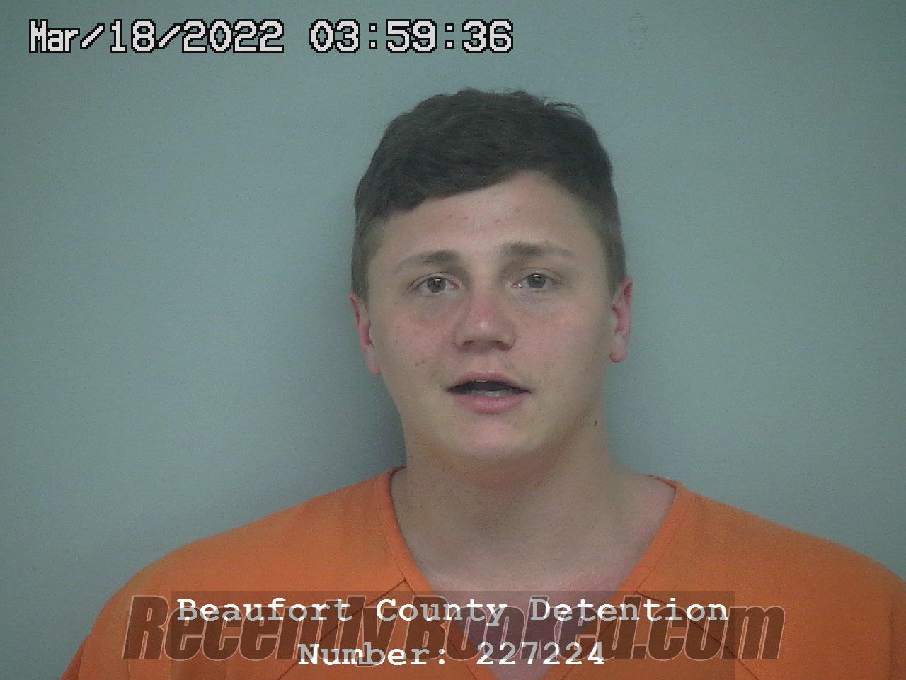 Recent Booking / Mugshot for JON MICHAEL SELLARS in Beaufort County