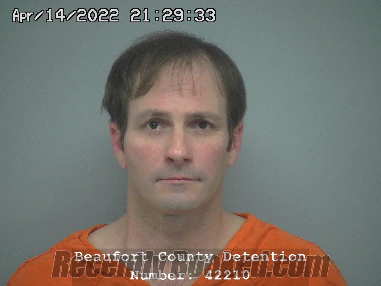 Recent Booking / Mugshot for MICHAEL JOSEPH FINK in Beaufort County