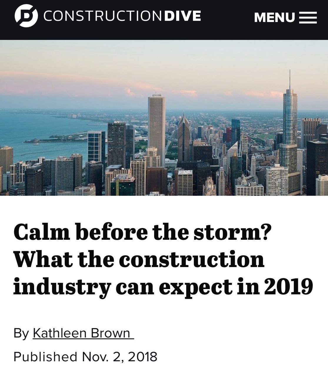 Construction Industry Outlook