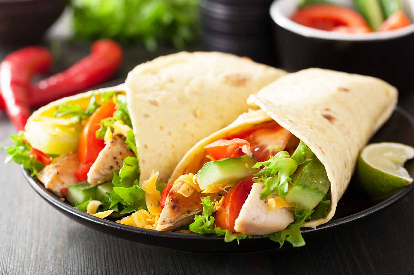 Wrap de pollo Recetinas