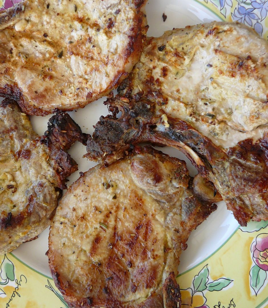 cote de porc a la moutarde