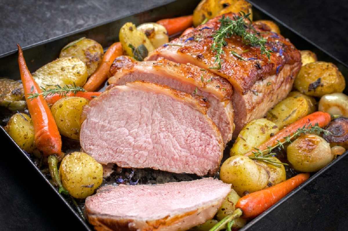 recette longe de porc aux pommes