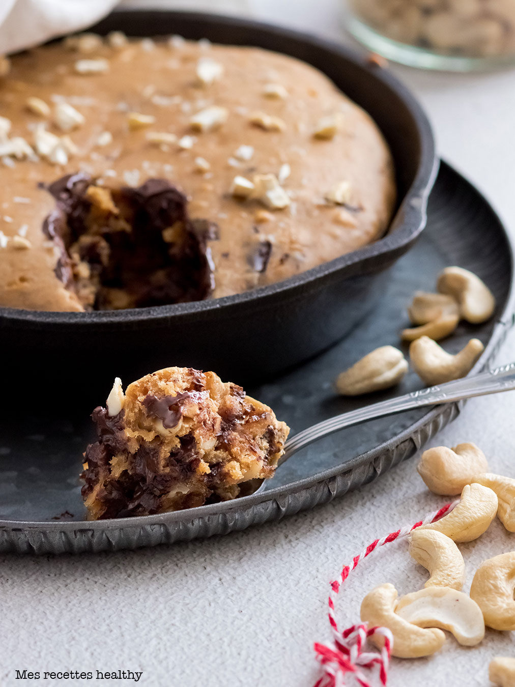 Recette Healthy de Cookie fondant à partager sans beurre