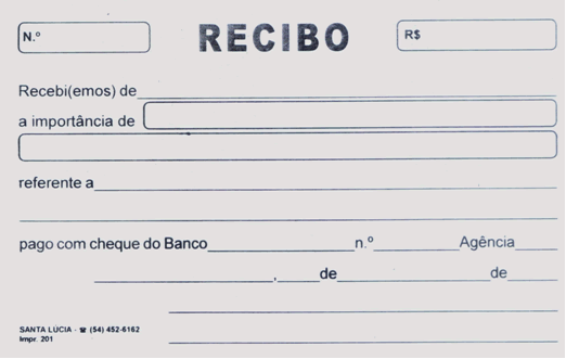Recibo Simples Pagamento, Modelos, Imprimir Grátis para Baixar