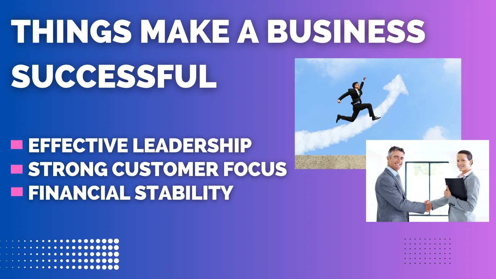 What Three Things Make A Business Successful? Recifest