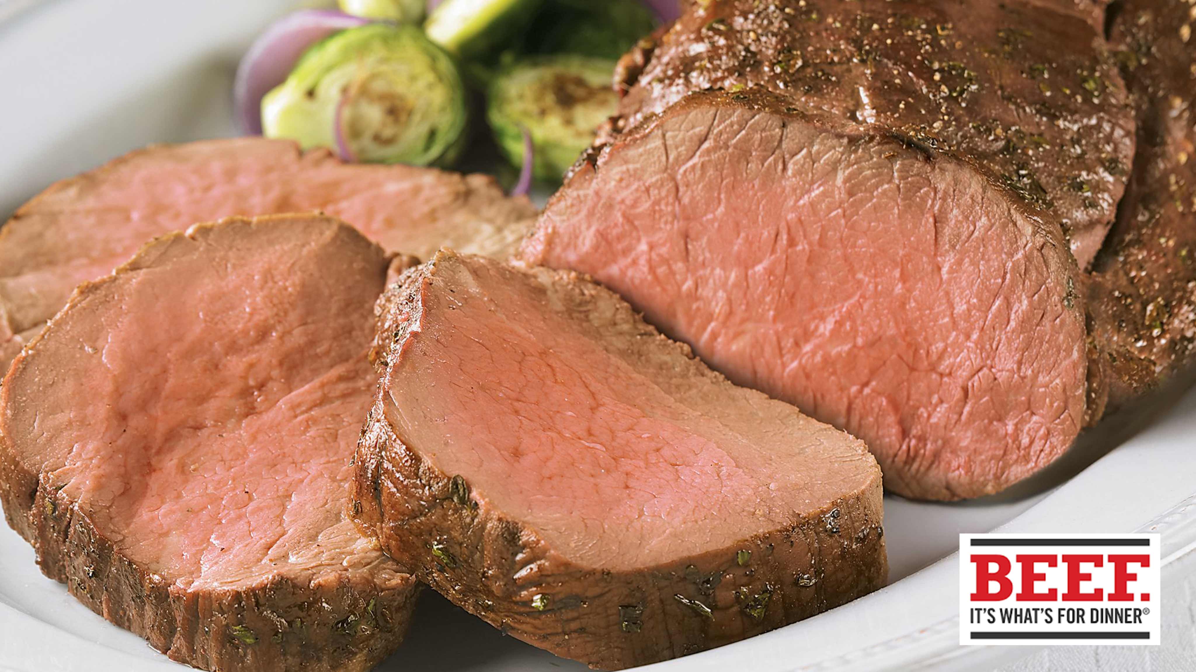 Harps Foods Recipe Beef Tenderloin with Easy Cranberry Balsamic Sauce