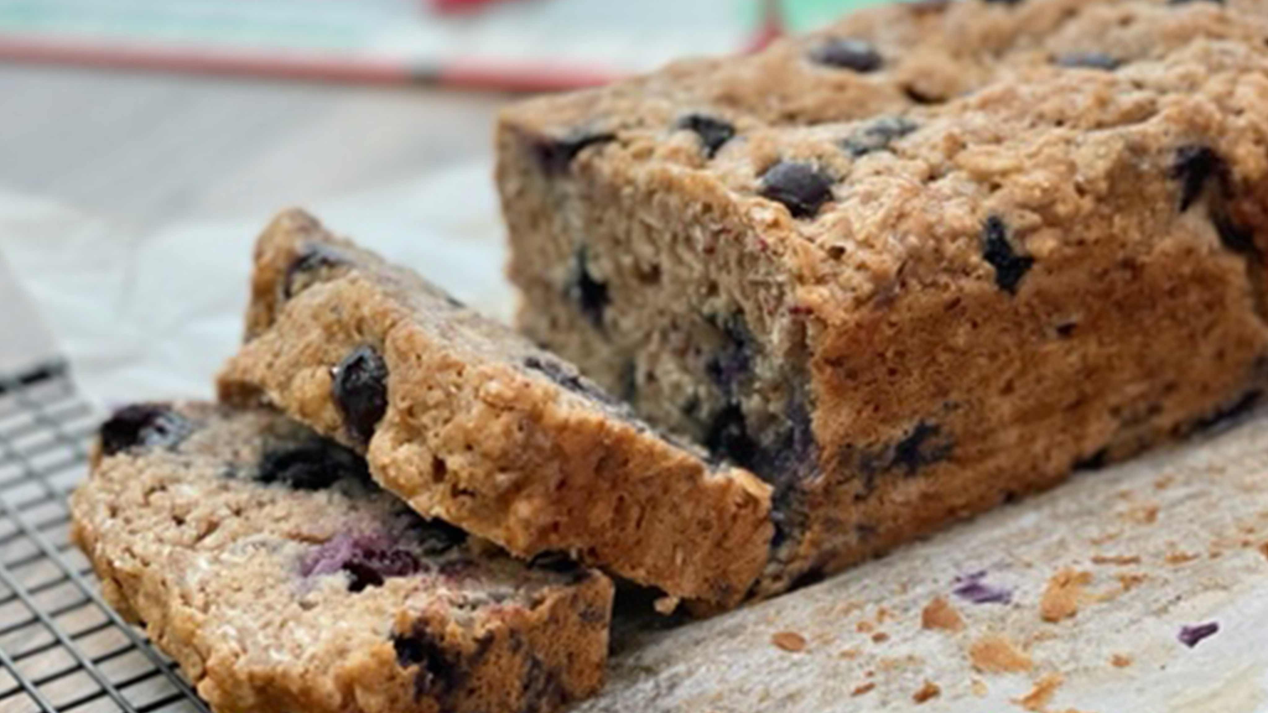Harps Foods Recipe Vegan Blueberry Oat Banana Bread