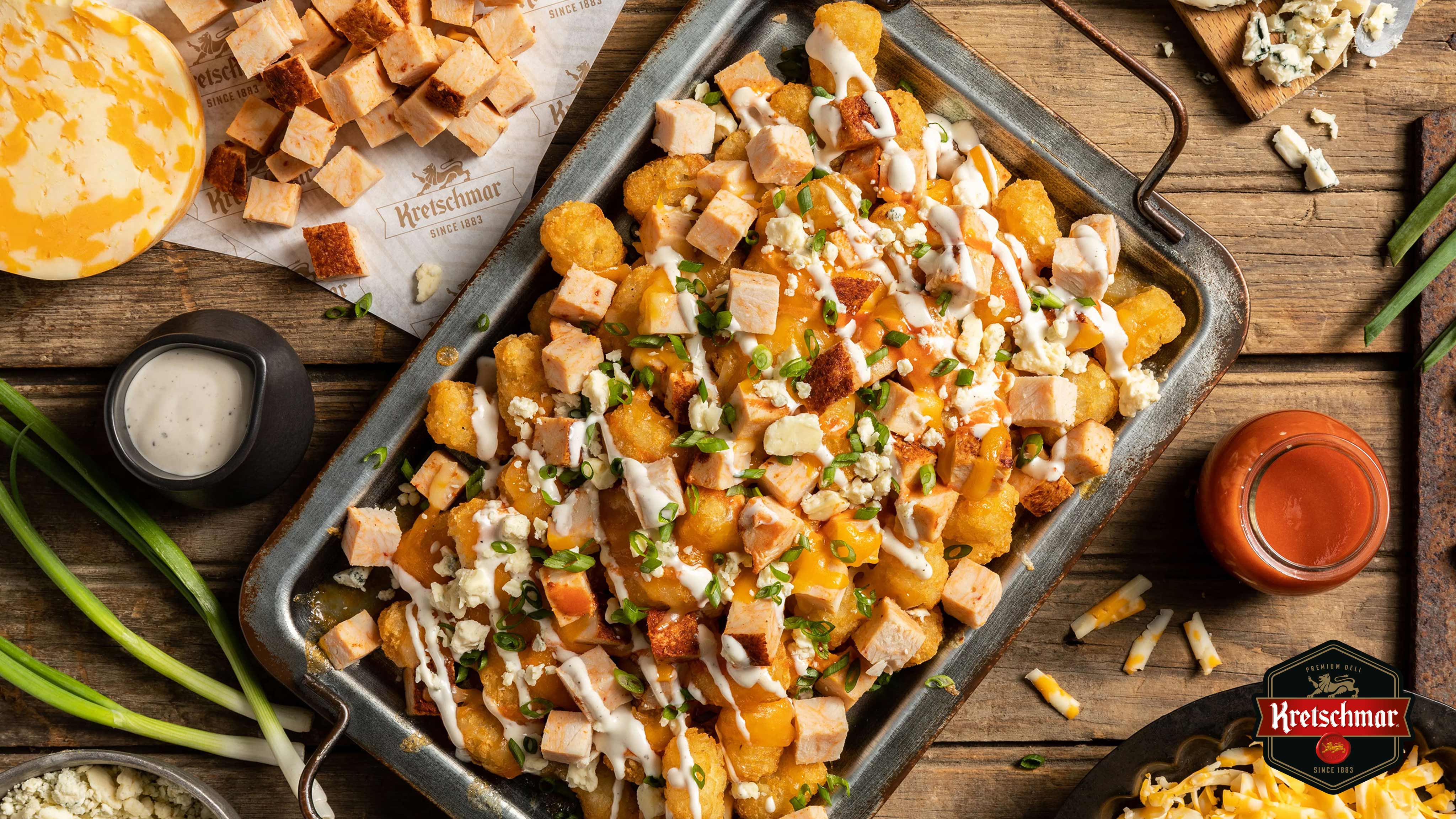 Tops Friendly Markets Recipe Buffalo Chicken Loaded Totchos