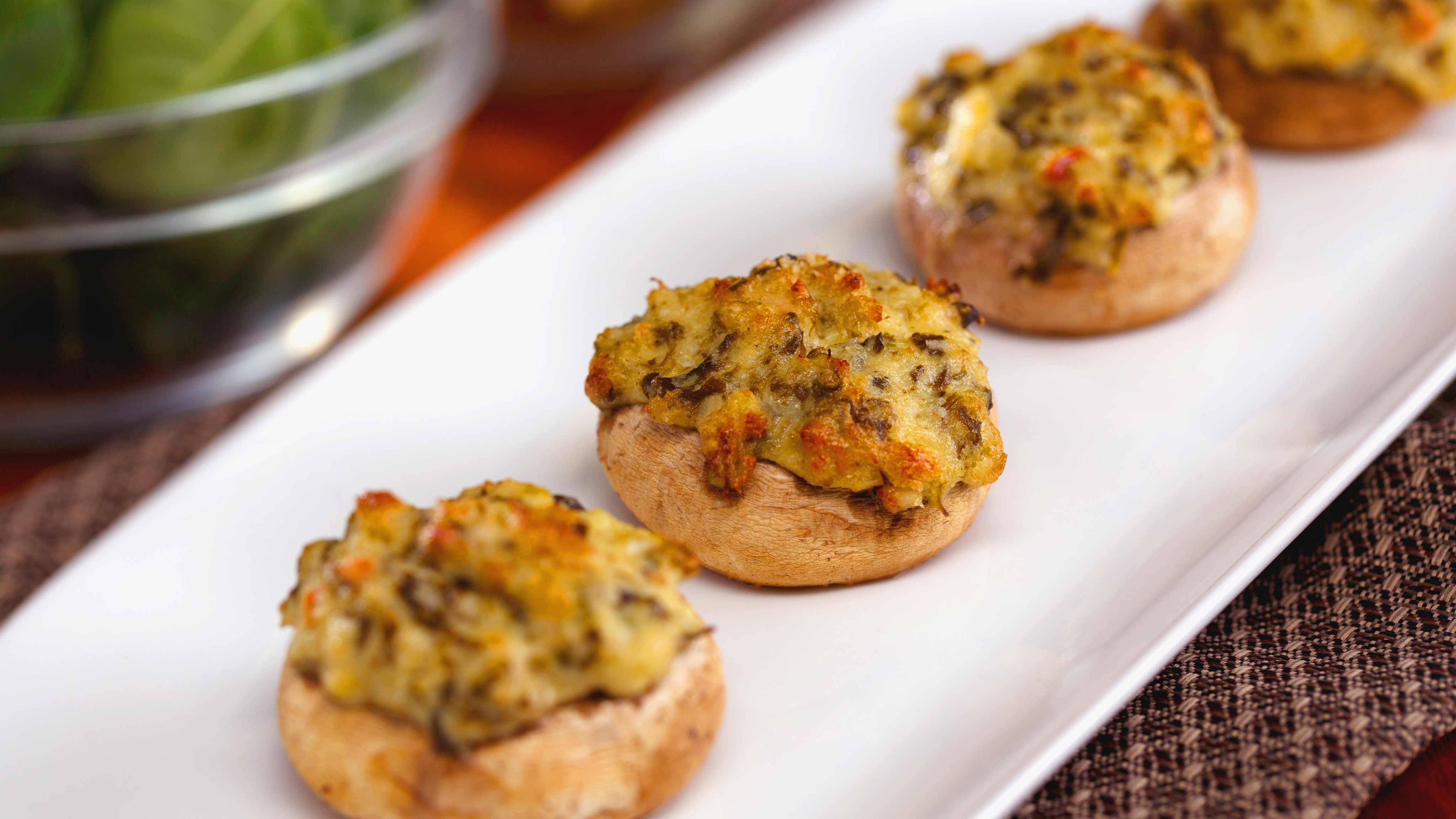 Saars Super Saver Foods Recipe Stuffed Mushrooms with Crab