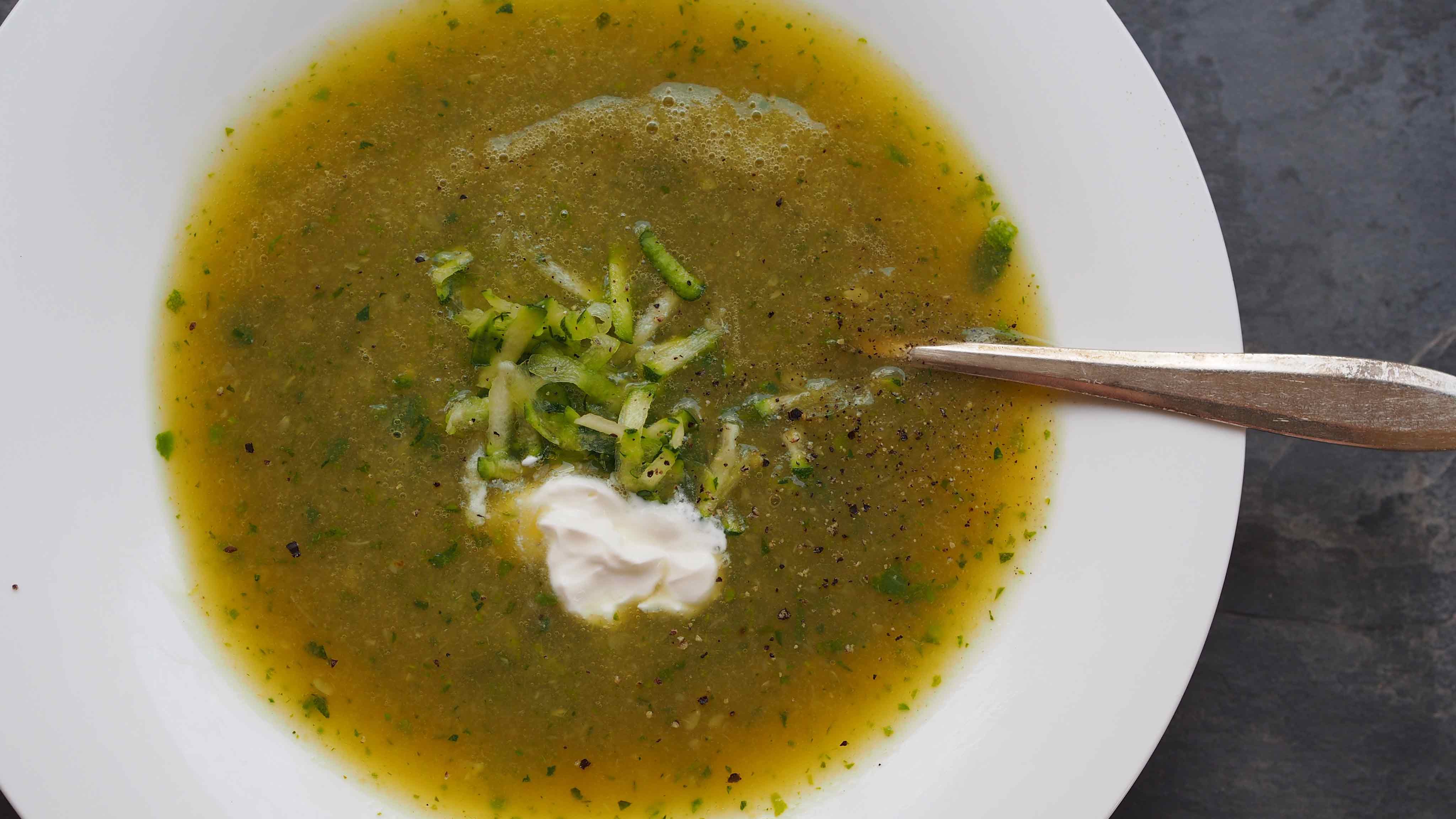 Shady Cove Market Recipe Zucchini Gazpacho