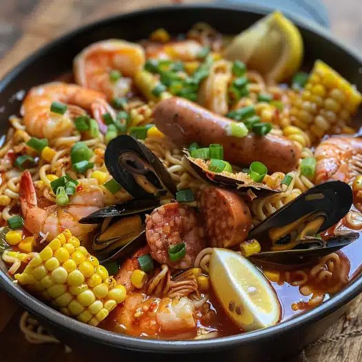 Seafood Boil Ramen recipes