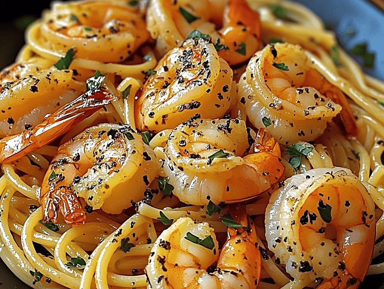 Garlic Shrimp Pasta