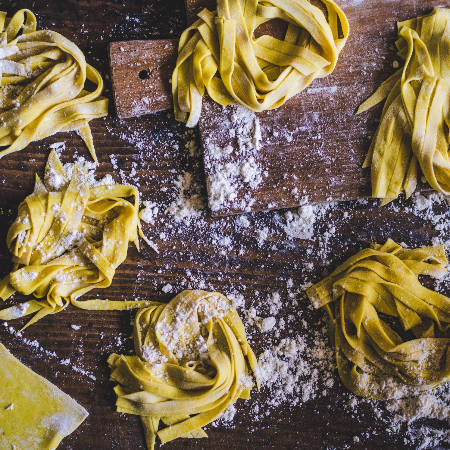 Vegan tagliatelle Pasta coophome