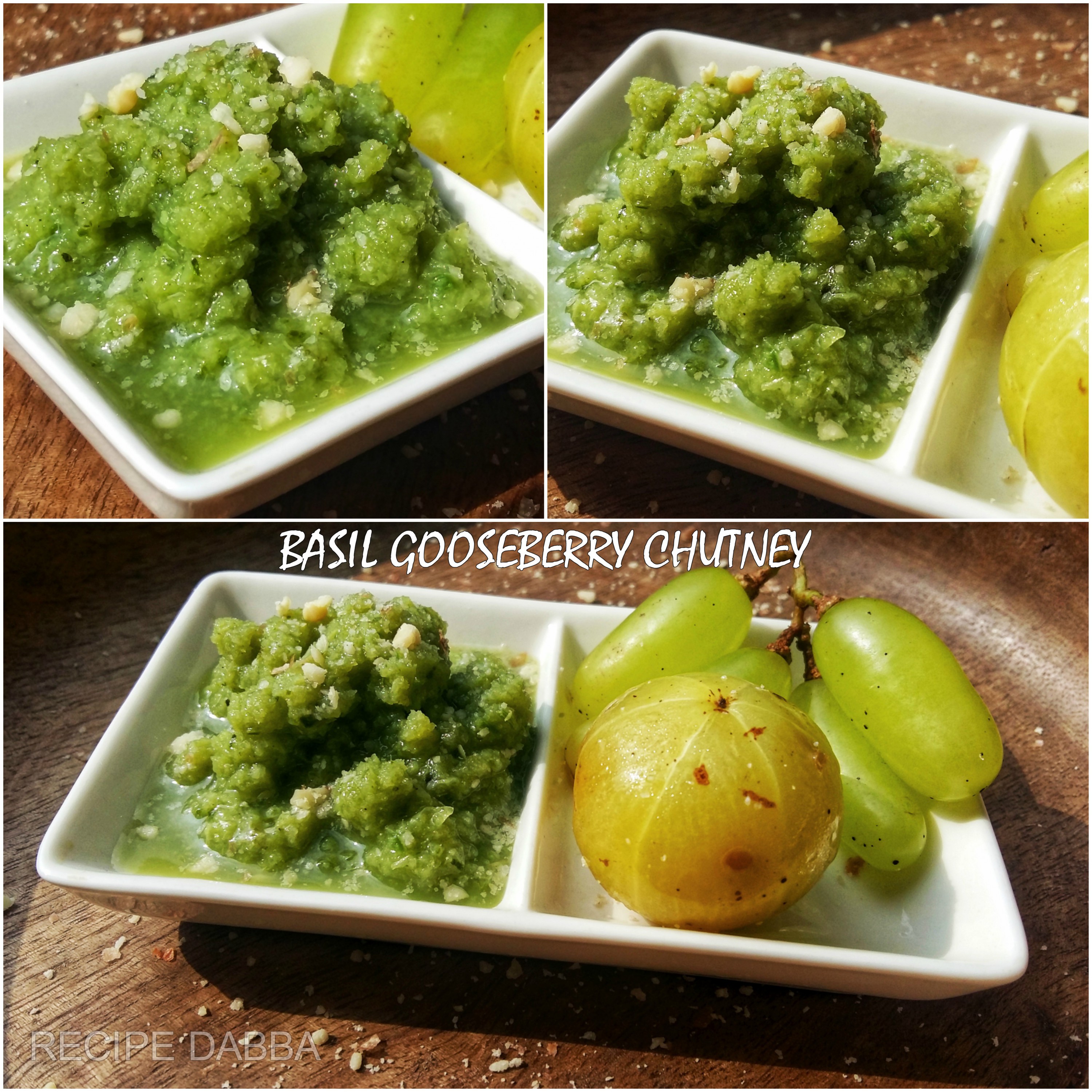Gooseberry and Basil Chutney How to make Gooseberry Chutney RecipeDabba