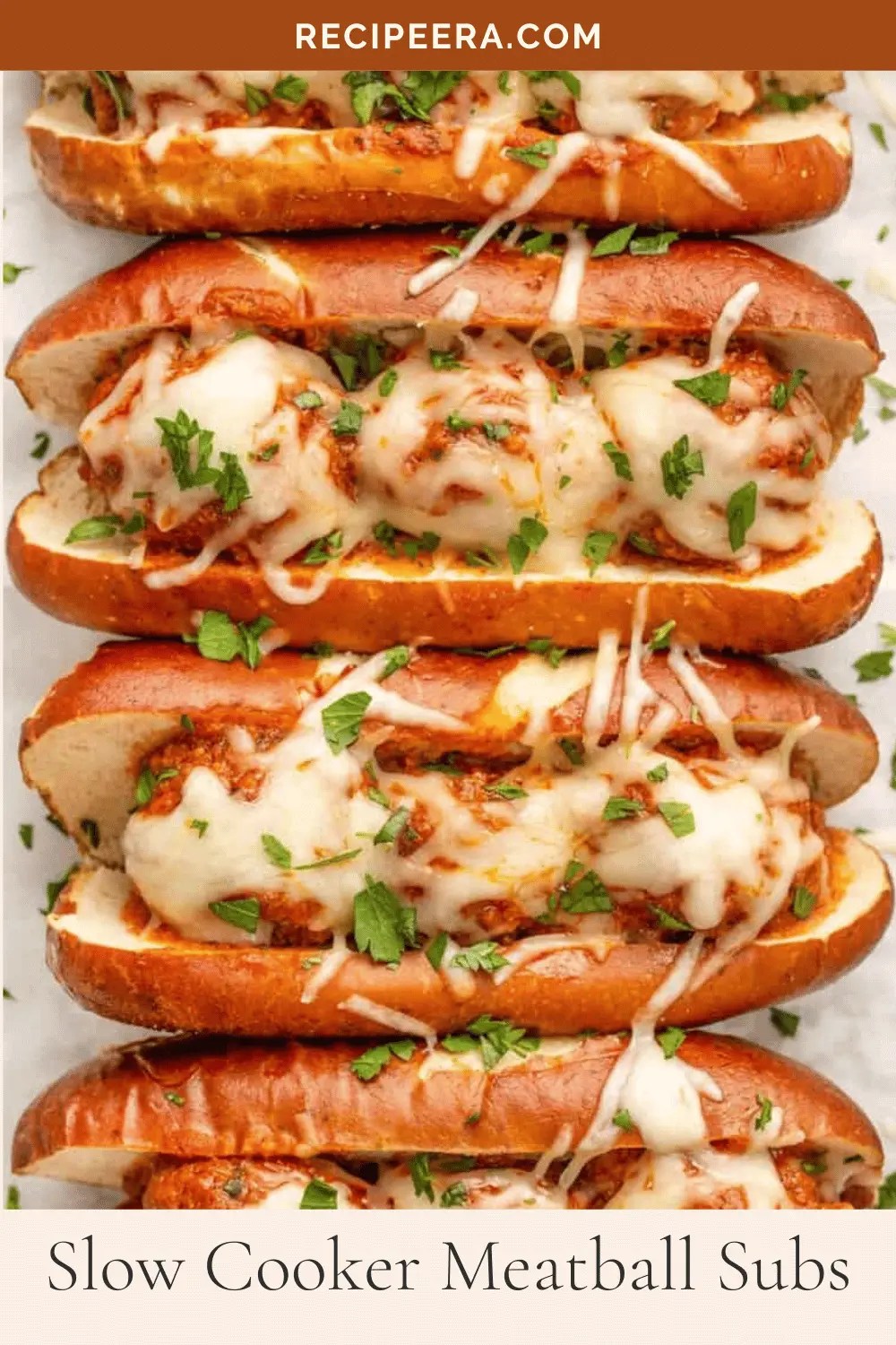 Slow Cooker Meatball Subs Recipeera
