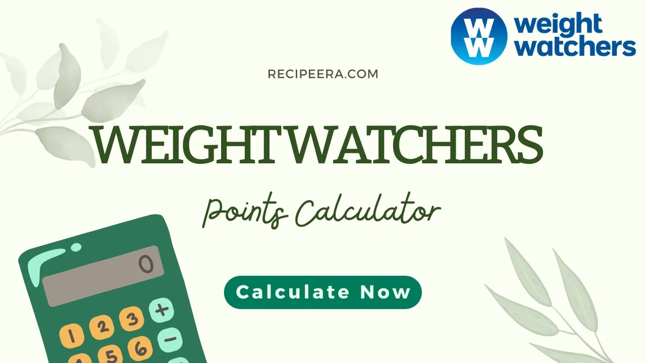 FREE Weight Watchers Points Calculator Recipeera