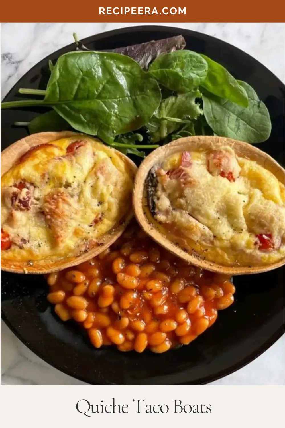 Quiche Taco Boats Recipeera