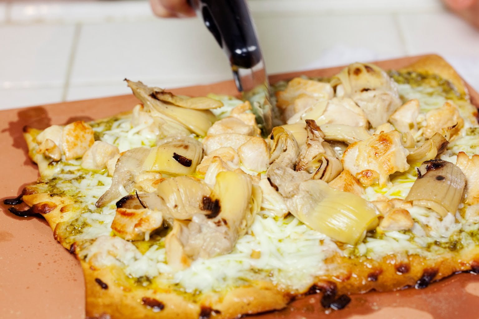 Chicken Pesto Flatbread Recipe Flow