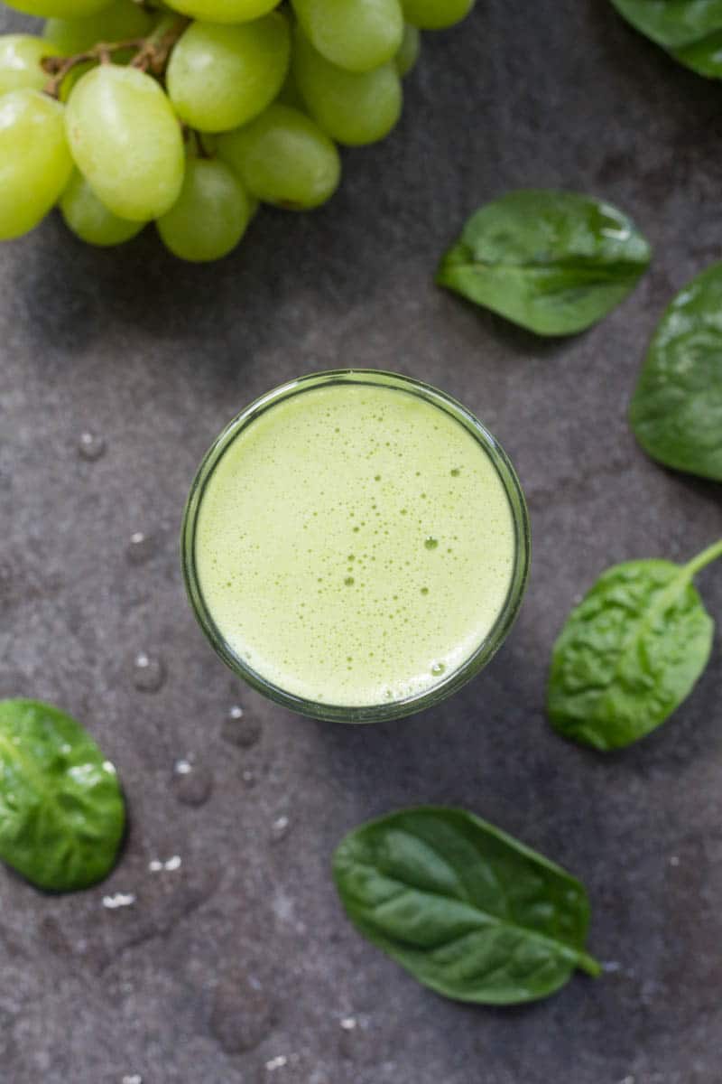 Green Grape Smoothie • Sweet, Tangy, Smooth, and Tasty!