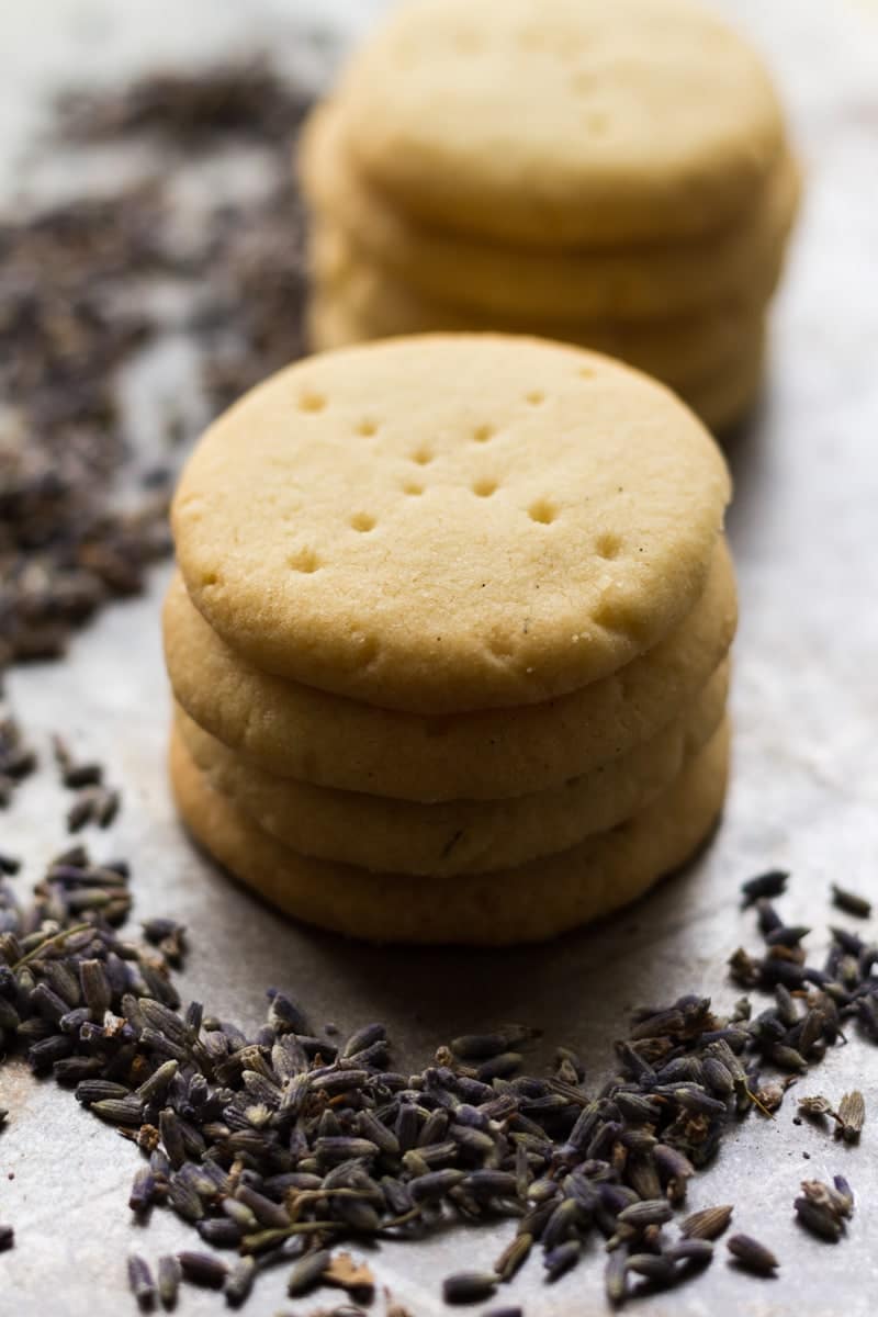 Vanilla Lavender Shortbread Cookies • Recipe for Perfection