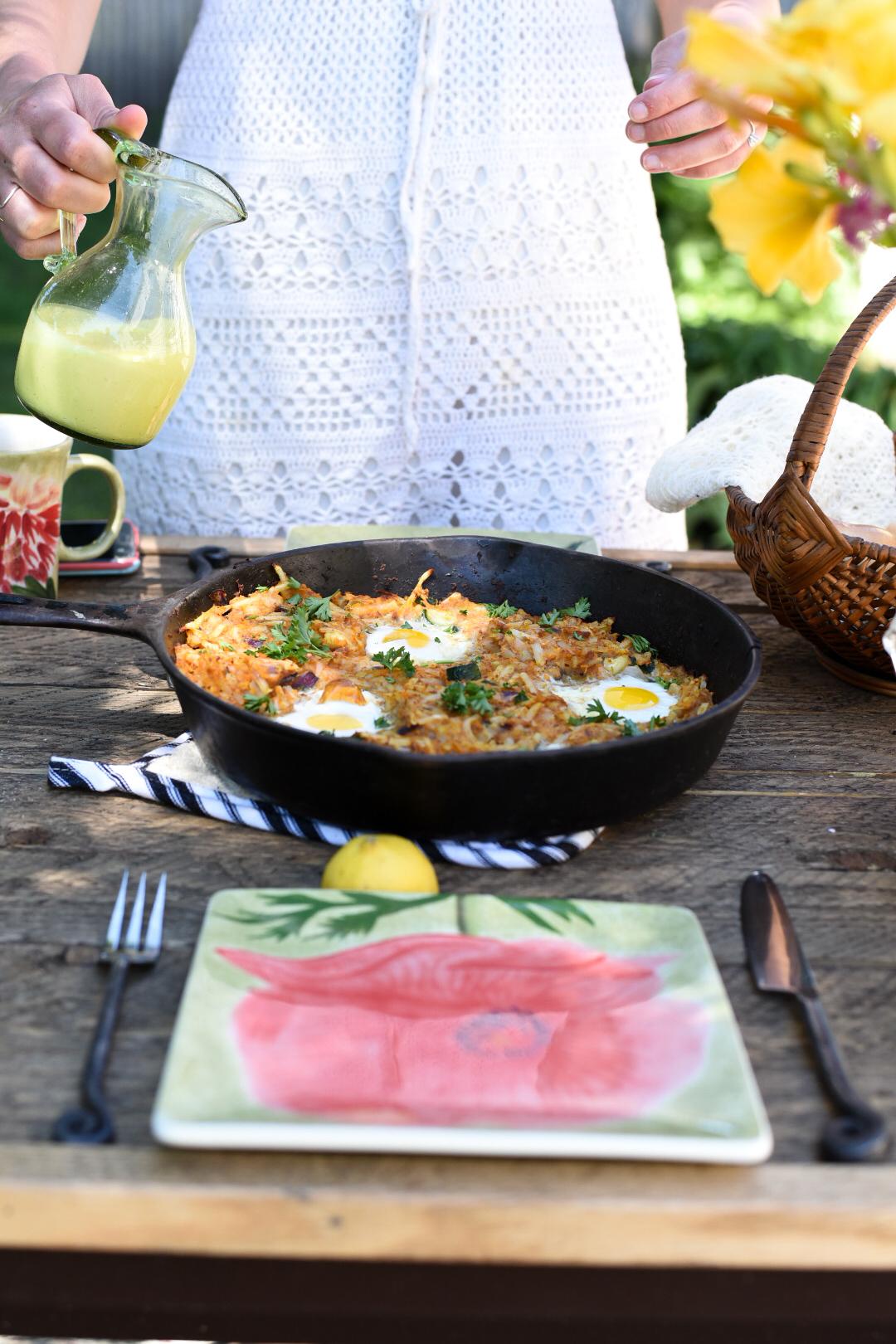 Canned Corned Beef Hash With Sweet Potato And Frozen Hash Browns