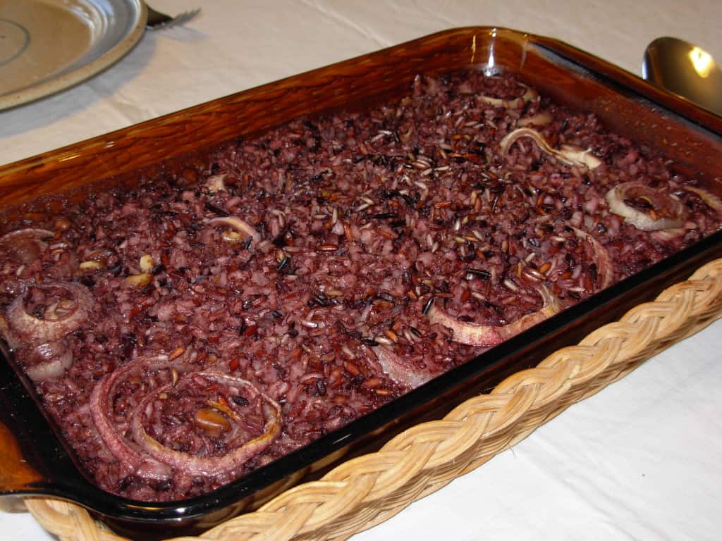 Baked Chicken with Red and Wild Rice Recipe Idea Shop