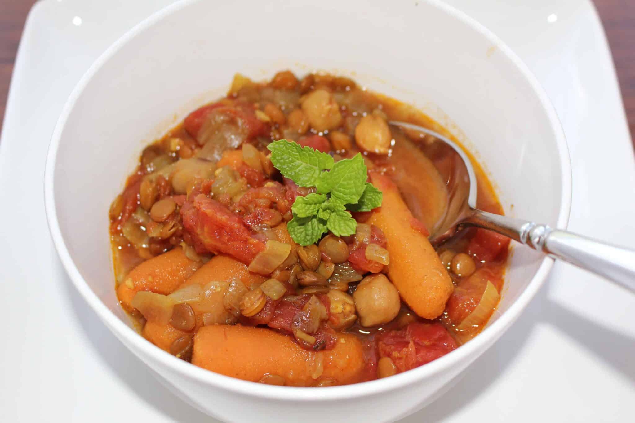 Slow Cooker Chickpea and Lentil Soup Recipe Idea Shop