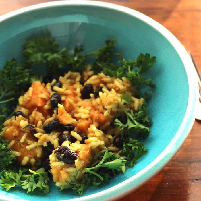 Sweet Potato Rice & Beans