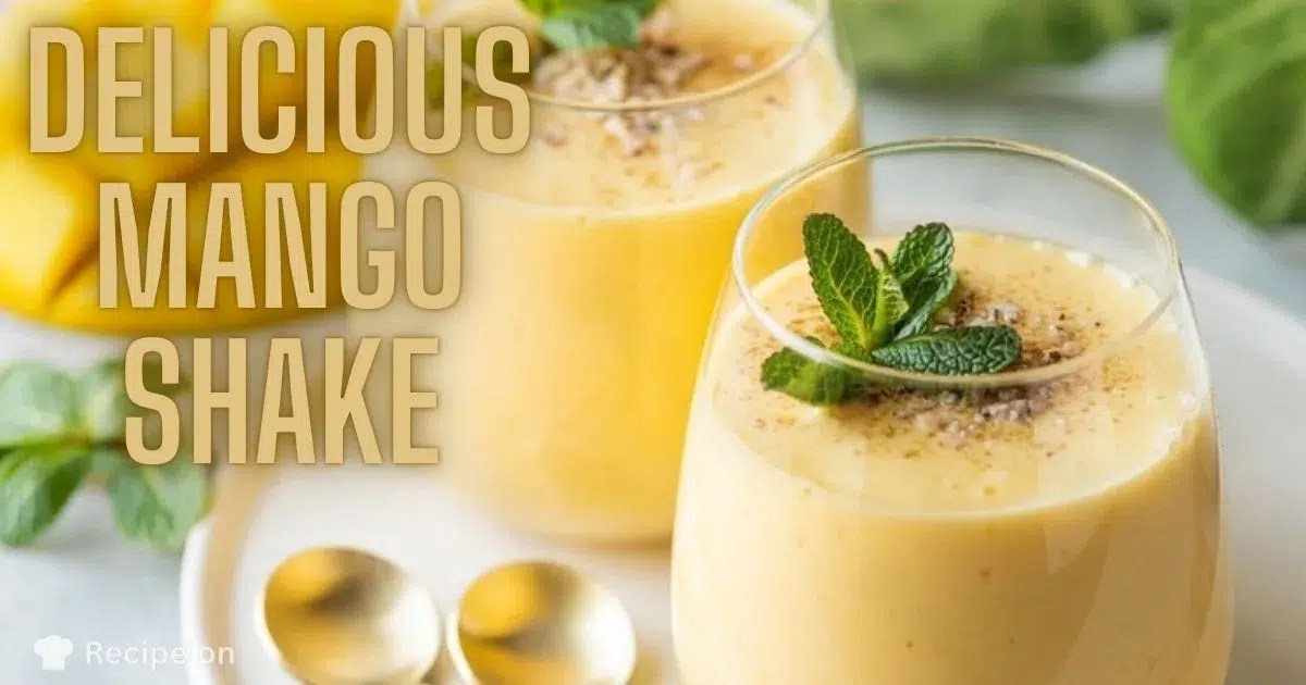 Easy Mango Shake Recipe To Make At Home Recipeion