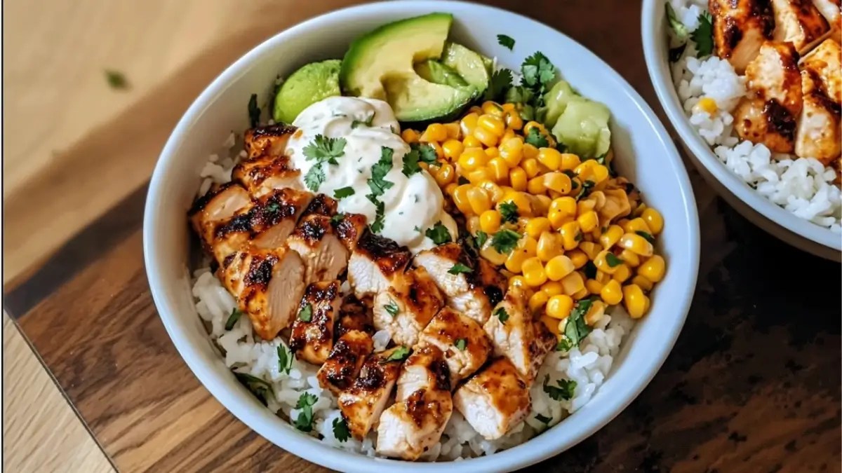 Street Corn Chicken Rice Bowl Recipe recipe maestro