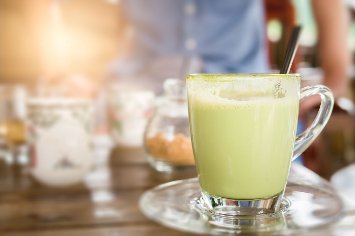 Green Tea with Milk Health Benefits Recipe Marker