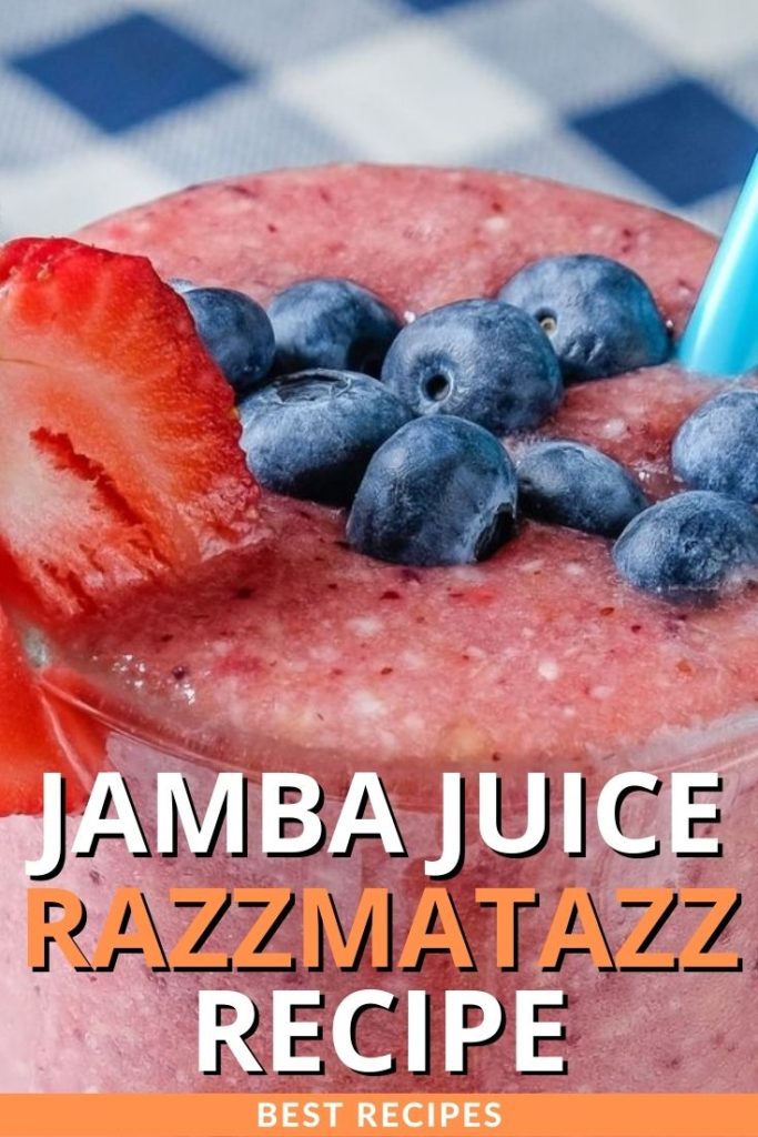 Jamba Juice Razzmatazz Recipe Copycat (Updated 2024)