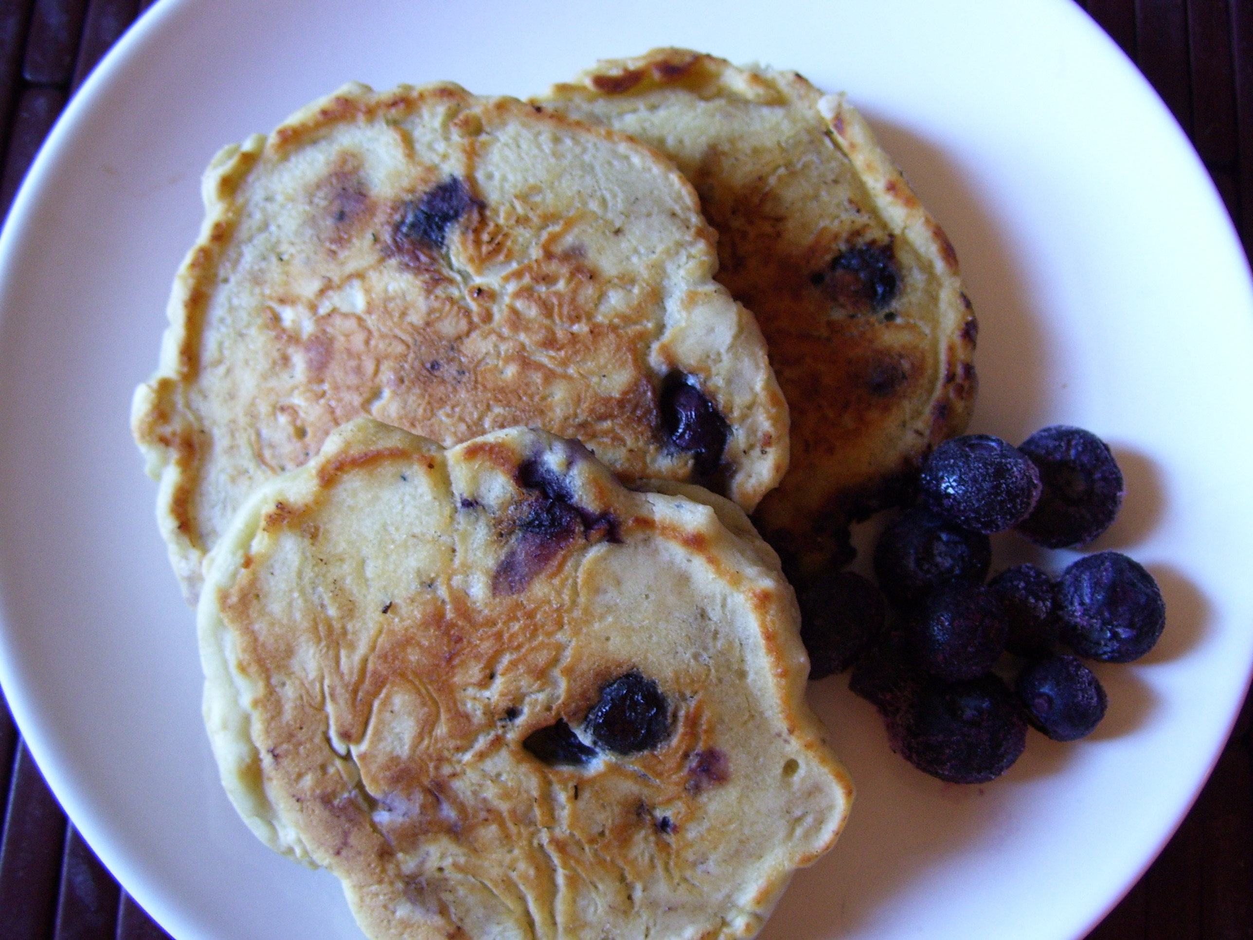 Blueberry Oatmeal Pancakes